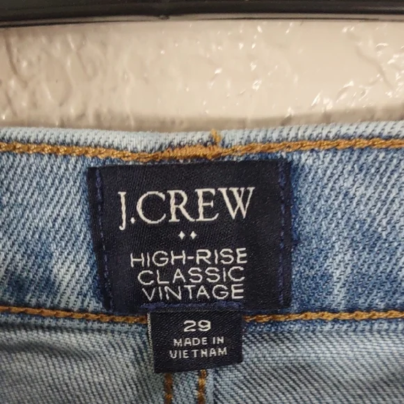 J.CREW HIGH-RISE CLASSIC VINTAGE, Size 29,Women's Light Blue Jeans - Picture 5 of 17